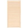 vidaXL Kastdeur met lamellen 99,3x49,4 cm massief grenenhout