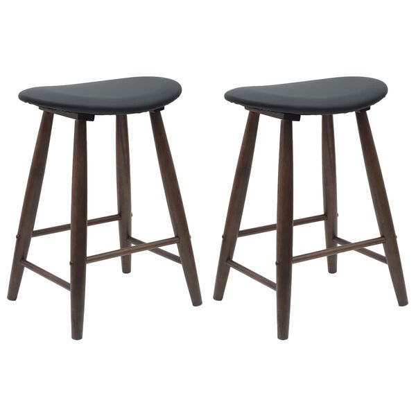 vidaXL Eettafelstoelen 2 pcs Licht Bruin 46 x 37 x 63 cm