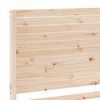 vidaXL Bedframe extra lang zonder matras massief hout 180x210 cm
