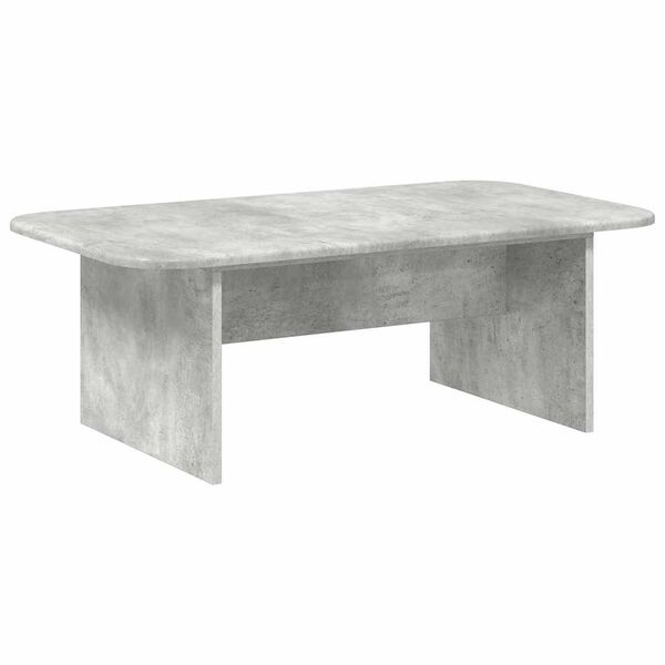 vidaXL Salontafel Beton Grijs 93 x 53 x 33 cm Bewerkt hout