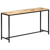 vidaXL Wandtafel 140x35x76 cm massief ruw mangohout