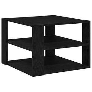 vidaXL Salontafel Zwarte Eik 58 x 58 x 40 cm Geconstrueerd hout