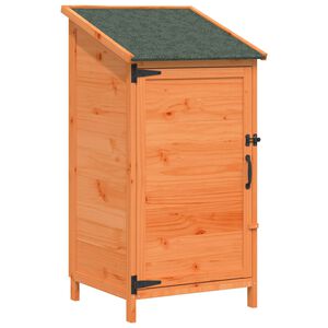 vidaXL Tuinschuur Bruin 59,5 x 56 x 113,5 cm Massief Vurenhout