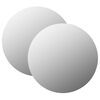 vidaXL Wandspiegels 2 st rond 60 cm glas