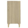 vidaXL Dressoir 57x35x70 cm bewerkt hout sonoma eikenkleurig