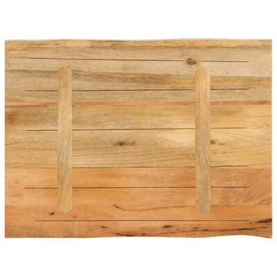 vidaXL Tafelblad met natuurlijke rand 80x60x3,8 cm massief mangohout