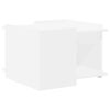 vidaXL Salontafel Wit 50,5 x 50 x 33 cm Bewerkt hout
