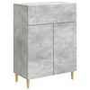 vidaXL Dressoir met lade Betongrijs 66 x 34,5 x 90 cm Bewerkt hout
