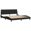 vidaXL Bedframe zonder matras "Hanko" 180x200 cm fluweel zwart