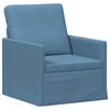 vidaXL Enkele sofa Blauw 70 x 81 x 82 cm Katoen Stof