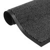 vidaXL Droogloopmat rechthoekig getuft 60x90 cm antraciet
