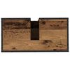 vidaXL Badkamermeubelset met lade 3 pcs Oud Hout Bewerkt hout