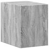 vidaXL Wandkast 30x42,5x40 cm bewerkt hout grijs sonoma eikenkleurig