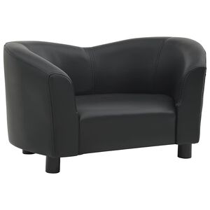 vidaXL Hondenbank 67x41x39 cm kunstleer zwart