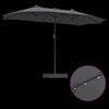 vidaXL Tuinparasol Antraciet 385 x 209 x 244 cm Polyester