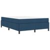 vidaXL Boxspringbed Blauw 140 x 200 cm Stof