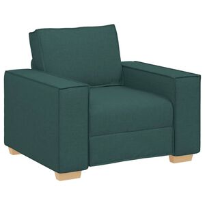 vidaXL Sofa Stoel Donkergroen 60 cm Stof