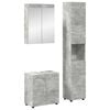 vidaXL Badkamermeubelset TULUM 3 st Beton Grijs 60 x 34 x 63 cm