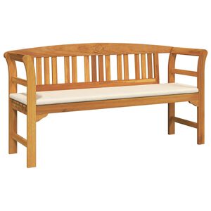 vidaXL Rozenbank Natuurlijk 157 x 46 x 82,5 cm Massief Acaciahout
