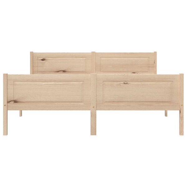 vidaXL Bedframe massief grenenhout 160x200 cm