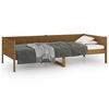 vidaXL Slaapbank massief grenenhout honingbruin 90x200 cm