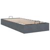 vidaXL Bedframe zonder matras 90x190 cm fluweel donkergrijs