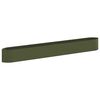 vidaXL Verhoogd Tuinbed Olijfgroen 380 x 40 x 40 cm Staal