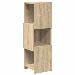 vidaXL Hoekkast 25,5x25x80cm Bewerkt hout Sonoma Eiken