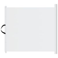 vidaXL Huisdierenhek uittrekbaar 117,5x125 cm wit