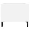 vidaXL Salontafel 102x50x40 cm bewerkt hout wit