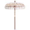 vidaXL Balinese Parasol Crème 185 x 185 x 260 cm