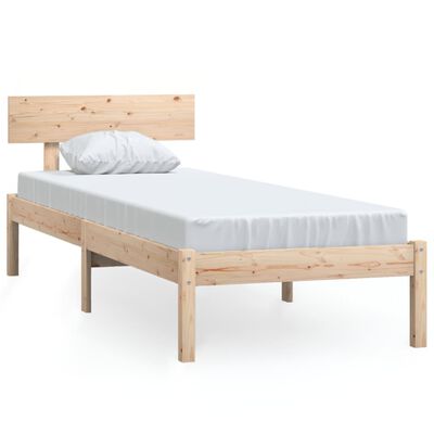 vidaXL Bedframe massief grenenhout 100x200 cm