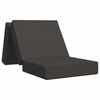vidaXL Vouwbare Bankbed 90 x 63 x 45 cm Donkergrijs