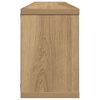 vidaXL Wandschappen kubus 6 st 60x15x23 cm hout artisanaal eiken