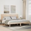 vidaXL Bedframe extra lang zonder matras massief hout 180x220 cm