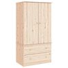 vidaXL Kledingkast ALTA 90x55x170 cm massief grenenhout