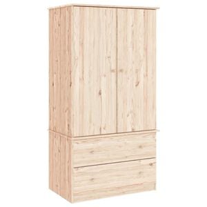 vidaXL Kledingkast ALTA 90x55x170 cm massief grenenhout