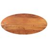 vidaXL Tafelblad ovaal 100x40x3,8 cm massief acaciahout