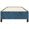 vidaXL Bedframe zonder matras 90x200 cm fluweel donkerblauw