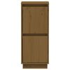 vidaXL Dressoir 31,5x34x75 cm massief grenenhout honingbruin