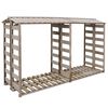 vidaXL Haardhoutopslag 300x90x176 cm ge&iuml;mpregneerd grenenhout