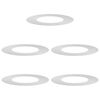 vidaXL geschikt voor platte boomringen 5 pcs Zilver &Oslash;40 / 70 cm
