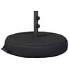 vidaXL Patio Parasolvoet 53 x 53 x 40 cm Staal Zwart