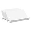vidaXL Tijdschrift Rek met plank Wit 65 x 53 x 28,5 cm Bewerkt hout