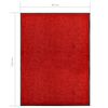 vidaXL Deurmat wasbaar 90x120 cm rood
