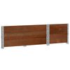 vidaXL Plantenbak 100x50 cm massief grenenhout bruin