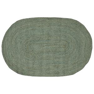 vidaXL Vloerkleden Olijfgroen 100 x 152 cm Jute