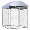 vidaXL Hondenkennel voor buiten met dak 100x100x125 cm