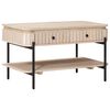 vidaXL Handgemaakte Koffietafel Wit 85 x 45 x 50 cm Massief Mango Hout