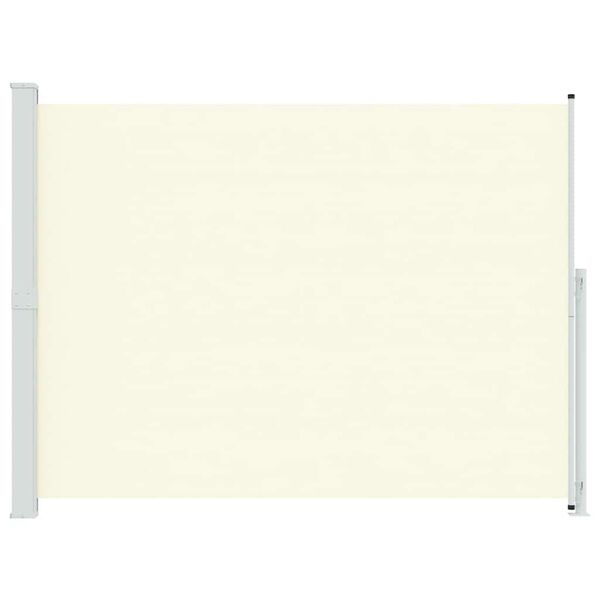 vidaXL Tuinscherm uittrekbaar 220x300 cm cr&egrave;me